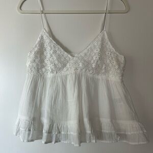 Altar'd State White Lace Camisole
